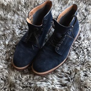 aldo navy blue boots